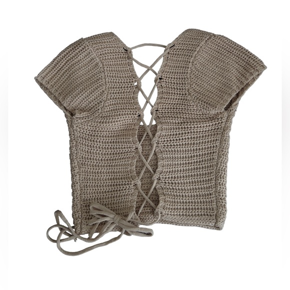 Knit Cream top - Picture 2 of 3